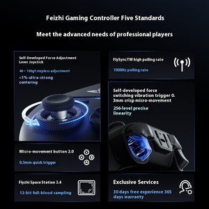 Flydigi Black Warrior 4 Pro Controlador de juego competitivo Mango inalámbrico para Bluetooth Computer Edition Game Handle - Product Image 2