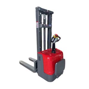 Apilador autoelevador de 1 tonelada y 1,5 toneladas, entrega rápida, gran oferta, apilador de paletas, apilador de paletas autocargable portátil para cargar y descargar