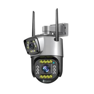 กลางแจ้ง 4MP เลนส์คู่กล้องรักษาความปลอดภัยไร้สาย 4G ซิมการ์ดกล้องวงจรปิด V380 Pro 4G Bullet PTZ กล้อง - Product Image 1