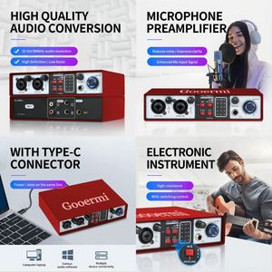 Multifunctional Audio Interface <strong>Sound</strong> Card for Wholesales Recordio <strong>Sound</strong> Card - Product Image 5