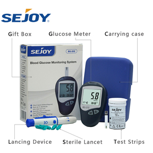 Sejoy Glucose Meter Kit Đường máy tính thử nghiệm trong máu <span class=keywords><strong>glucometer</strong></span> các nhà sản xuất - Product Image 6