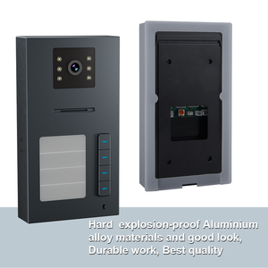 Timbre inteligente con WiFi, cámara, aplicación Tuya, videoportero, 3 unidades, familia, apartamentos múltiples, videoportero, sistema de intercomunicación de teléfono