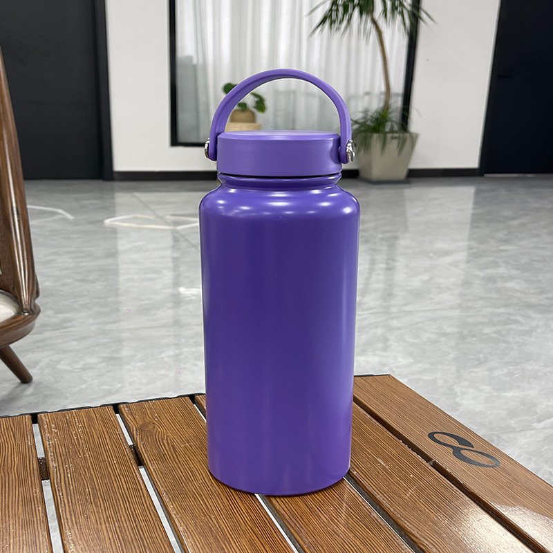 Violet laqué mat uni sans manchon de tasse