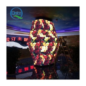 Forma speciale girevole LED schermo per la sala espositiva ad alta tecnologia flessibile LED pannello morbido modulo Pantalla LED Video Wall - Product Image 6
