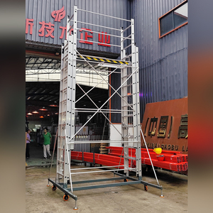 Extension up and Down Mobile Aluminium Scaffoldsing <strong>Scaffolding</strong> Tower for Construction <strong>Scaffolding</strong> Working Platform and Tower - Product Image 5
