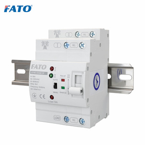 FATO CFM3-80AE PC AC 6-80A 2P 3P 4P Din ray ATS fotovoltaik çift güç otomatik Transfer anahtarı - Product Image 3