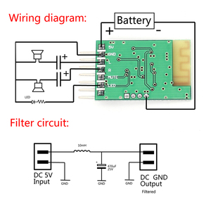 5V Mono Stereo Receiver <strong>Audio</strong> Module Output Universal 7 PIN Output Interface Speaker Amplifier - Product Image 3