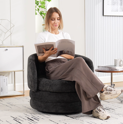 Dark Gray + Chenille