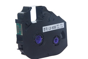 电缆标签色带兼容LB-80BK供应商黑色标签色带制造商LB-80BK标记标签打印机色带 - Product Image 3