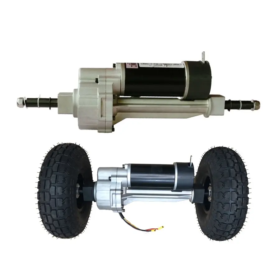 Dreirad naben motor Gleichstrom 24V 180W 250W 350W Hinter differential achse mit Treibers ystem für Boden reinigungs maschine, Mobility Scooter