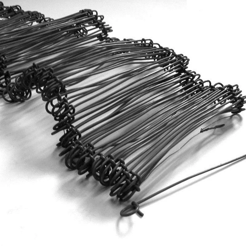 Fil de liaison de boucle de liens de fil enduit de PVC avec outil crochet de fil de torsion