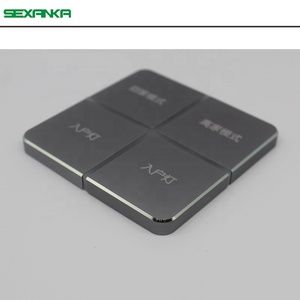 SEXANKA KNX EIB Smart Home <strong>Building</strong> <strong>Automation</strong> <strong>System</strong> 4 Gang Aluminium Metal Dimmer Switch Panel Touch Smart Wall Switches - Product Image 2
