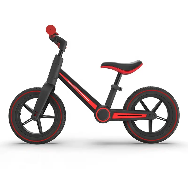 Bicicleta de equilibrio ligera para niños, ruedas de aire a prueba de perforaciones de 12 ", 2 a 5 años