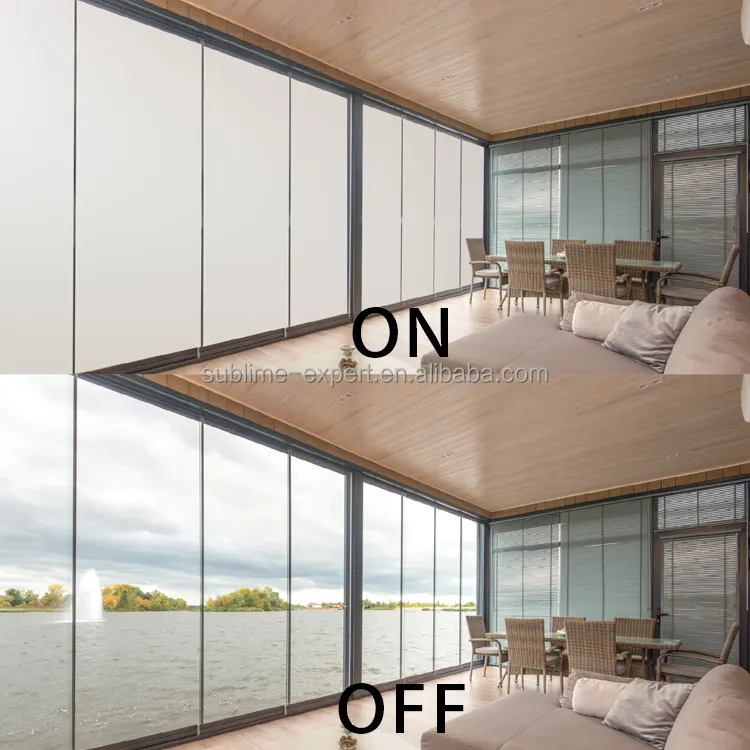 TQX Deluxe film intelligent pour fenêtre film de verre intelligent commutable pdlc Film de verre intelligent pdlc pour fenêtre électrique