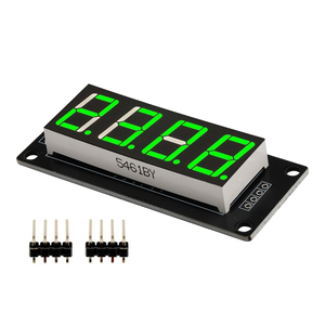 TM1637 0,56 "4-Bit-Digitalröhren-LED-Anzeige 7 Segmente Uhr modul Grüne LED-Platine mit Stift - Product Image 6