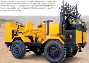 אדמה הידראולי גלגל מסלול חרוט סטטית cptu penetroaion עבור התנגדות קצה חרוט וחיכוך קיר בצד - Product Image 5