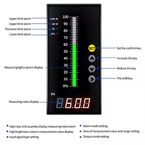 DC24V AC220V Controlador de pantalla digital Indicador de presión de nivel de agua Controlador de temperatura - Product Image 4