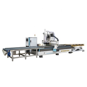 Automatisches Laden und Entladen von Nesting Atc Cnc Router Cnc Schneide maschine Holz fräser für die Herstellung von Küchen schrank türen - Product Image 1