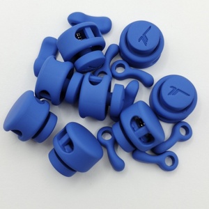 Oeko-tex tiêu chuẩn tùy chỉnh tên thương hiệu cao su lớp phủ nhựa Dây ổ khóa kết thúc mùa xuân dừng chuyển đổi <span class=keywords><strong>Stopper</strong></span> khóa - Product Image 1