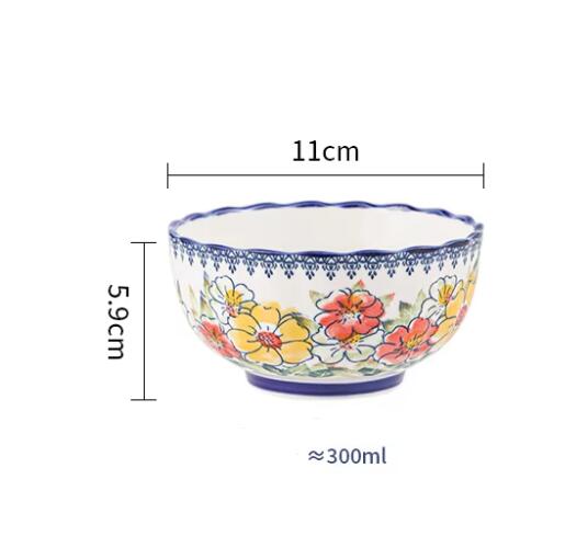 bol bleu de 4,5 pouces