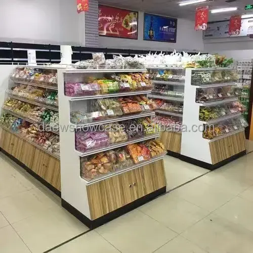 Raccords d'épicerie et affichage Sweet Store Rack pour supermarché et magasin de détail