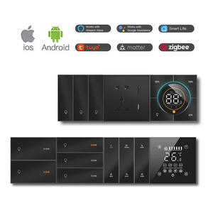 双方向リレーを備えたスマートホームコントロールパネルWifi接続は、スマートスイッチパネルスマートスイッチRs485に直接アップグレードできます - Product Image 2