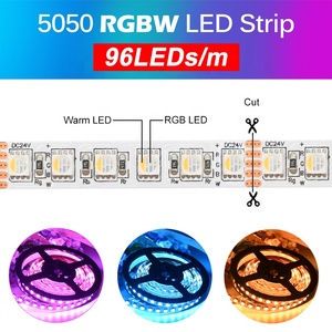 RGBW发光二极管灯条高亮度贴片5050柔性发光二极管灯条每卷5米支持遥控发光二极管灯条 - Product Image 2