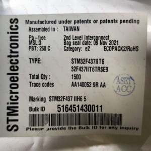 STM32F437ZIT7 QFP-144 STMicroelectronics MCU 180MHz con doppio Controller LCD QSPI & TFT - Product Image 1