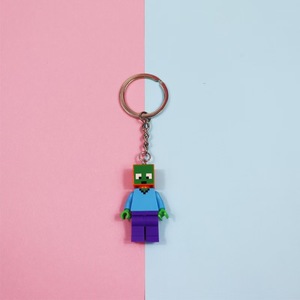 พวงกุญแจพลาสติกรูปตัวการ์ตูนสำหรับตัวต่อ - Product Image 4