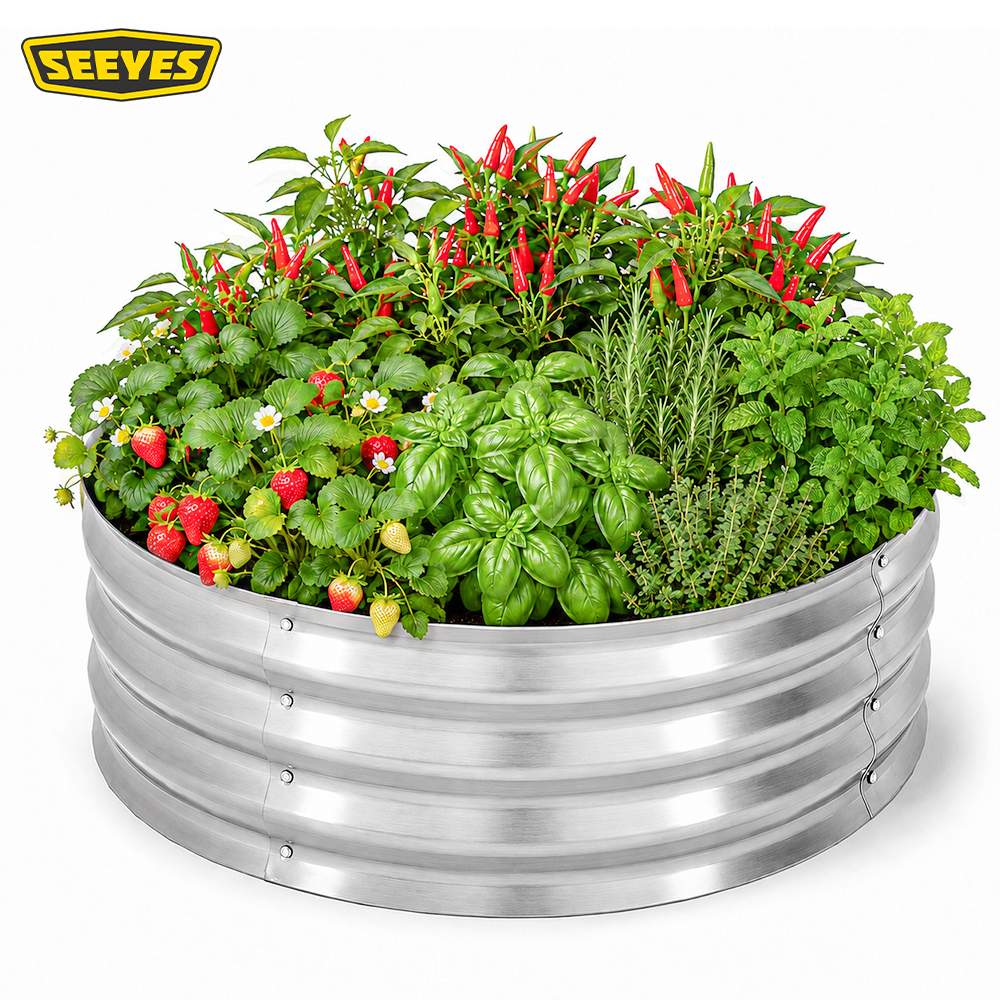 Stainless Steel+Raised-Garden-steel