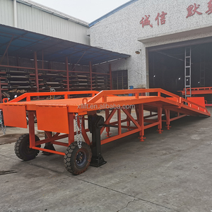 6t-15t Hydraulic Ramp <strong>Loading</strong> Mobile <strong>Loading</strong> Yard Ramp 6000kg <strong>Dock</strong> <strong>Leveler</strong> Mobile <strong>Movable</strong> Container Forklift <strong>Loading</strong> Ramps - Product Image 3