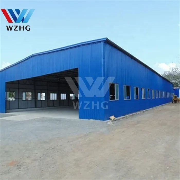 ロジスティックパーク用WZH鉄骨金属建築プレハブ鉄骨構造倉庫
