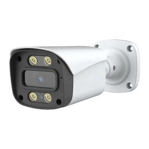 Cámara tipo bala IP CCTV PoE 2MP para exteriores, resistente a la intemperie, luz cálida, LED infrarrojos, vídeo en Color nocturno, tarjeta TF integrada - Product Image 2