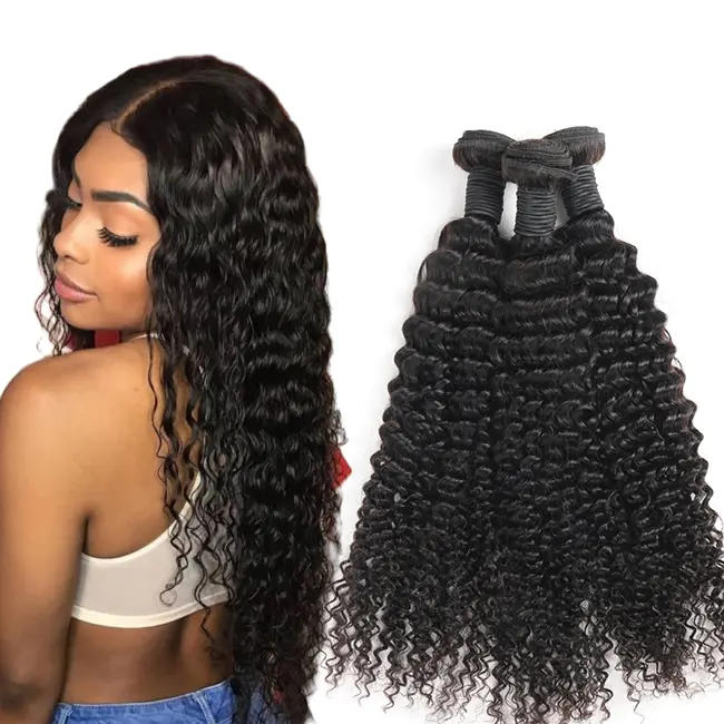 ขายร้อน Peruvian Human Hair Kinky CURLY Virgin Hair Weaves เกรด Virgin Peruvian Human Hair EXTENSION