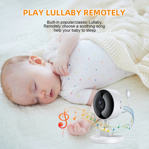 LCLCTEK Tuya กล้องรักษาความปลอดภัยบ้านอัจฉริยะไร้สาย,กล้องตรวจสอบเด็กกล้องตรวจจับความชื้นและร้องไห้ด้วย Wifi กล้องพี่เลี้ยงเด็ก - Product Image 5