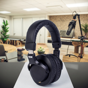 <strong>Pro</strong> Stereo DJ Headphones with Noise Cancelling Over-Ear Studio Monitors for <strong>Mixers</strong>, CDJs &amp; Professional Audio