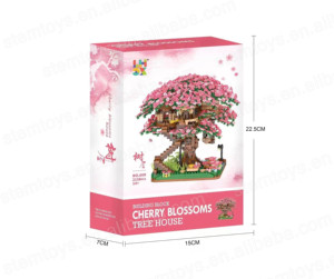 2138pcs lãng mạn Cherry Tree nhà mô hình khối xây dựng giáo dục đồ chơi bằng nhựa cho trẻ em/người lớn Kim Cương Phong Cách Quà Tặng gạch - Product Image 6