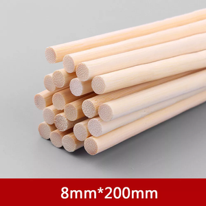 Bitmemiş parke 10-60cm uzun dübel çubuklar Modern tasarım tahta çubuklar el sanatları ve DIY için açık ve ev ofis-oem/ODM - Product Image 5