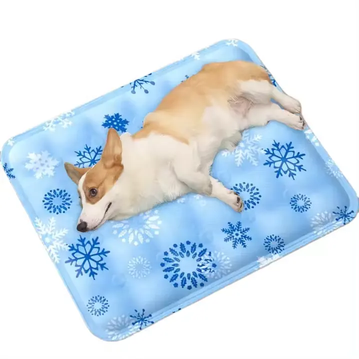 Großhandel faltbare Hundekühlmatte Haustier Eis Sommer Kühler halten Haustier Gel Kühlhundematte