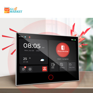 Sistema de alarma de seguridad inteligente para el hogar con Wifi, pantalla a todo color de 7 pulgadas, Tuya Smart Life, sistema de seguridad de alarma antirrobo para el hogar - Product Image 1