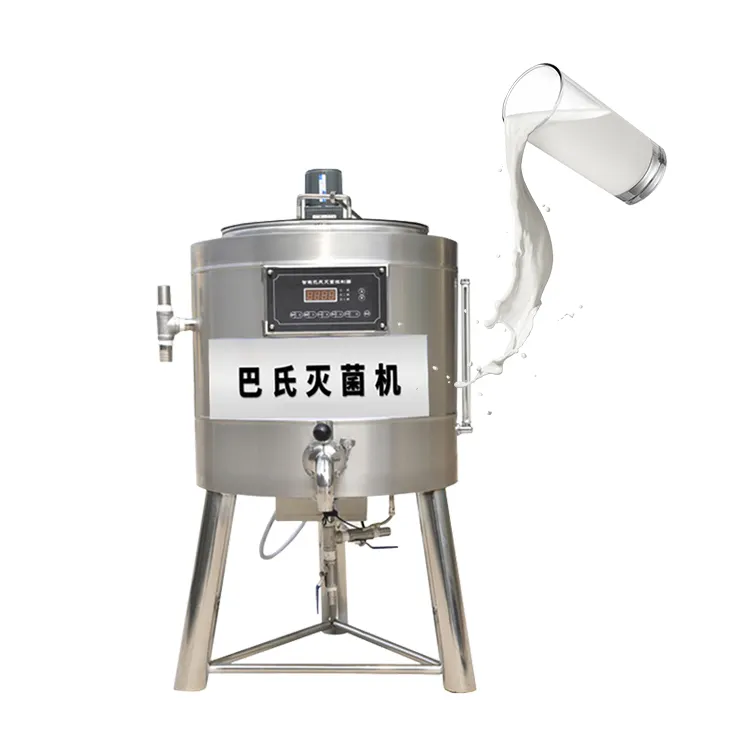 Stainless Steel Milk Pasteurization Tank Fruit Juice And Milk Function Pasteurizer Machine 200L Pasteurisateur De Jus