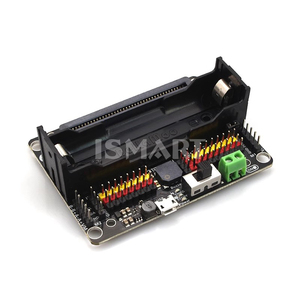 Micro: Bit-Erweiterungs karte Grund-und Mittels chul starter Robot bit V2.0 Python-Programmierung 18650 Li-Ionen-Industrie batterie