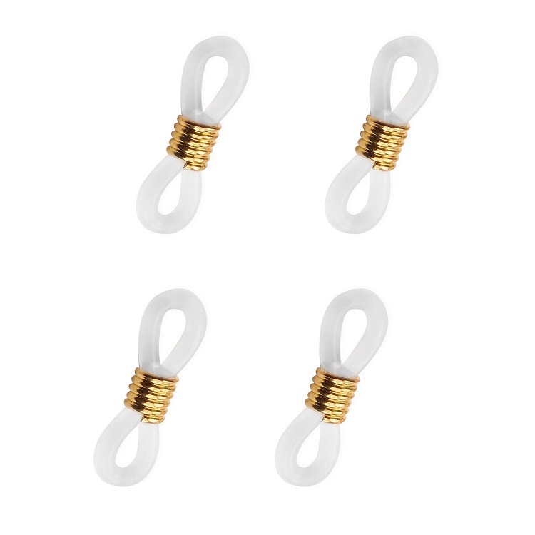 Short-Gold spring/white silicone