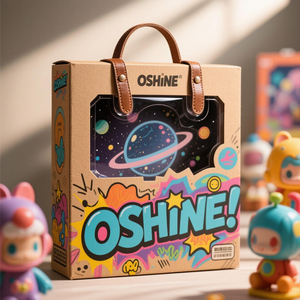 子供のおもちゃ包装箱ハンドル付き段ボール紙ギフトボックスカスタムロゴおもちゃ - Product Image 1
