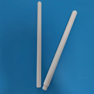 Customized Boron Nitride Ceramic Thermocouple protection Tube BN Sleeve With Threaded <strong>End</strong>