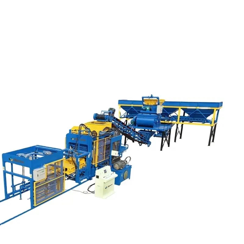 Machine de fabrication de blocs de ciment QT6-15 de verrouillage de presse hydraulique entièrement automatique personnalisée
