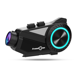 FreedConn New R3 Model 2K Bluetooth Recorder All-in-one Machine, 6-person Group Bluetooth Intercom 360 Degree <strong>Free</strong> Rotation Host - Product Image 2