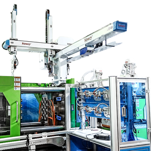 Robot de inyección Kowey Top Entry IML para tapas de leche en polvo Yili con máquina de cierre y sistema de detección de visión - Product Image 1