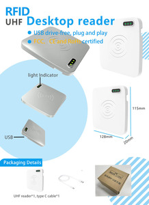Uzun menzilli el terminali 860-960MHz cips UHF etiketi yazar RFID kart dağıtıcı Lecteur Leitor erişim kontrol kartı okuyucular - Product Image 6