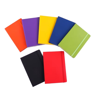 JPS OEM A5 personalizado con correa elástica Pu diario cuaderno impreso logotipo de la marca diario Bloc cuaderno de notas de cuero PU